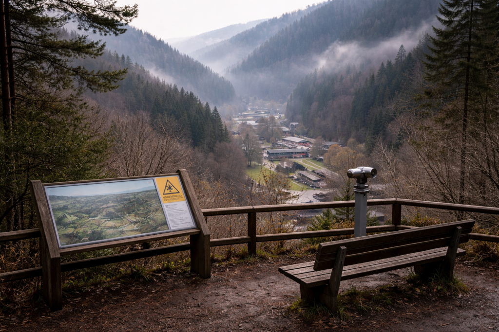 Aussichtspunkt an der Zentotalstraße