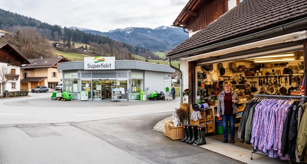 Einkaufszentrum in Amselfeld