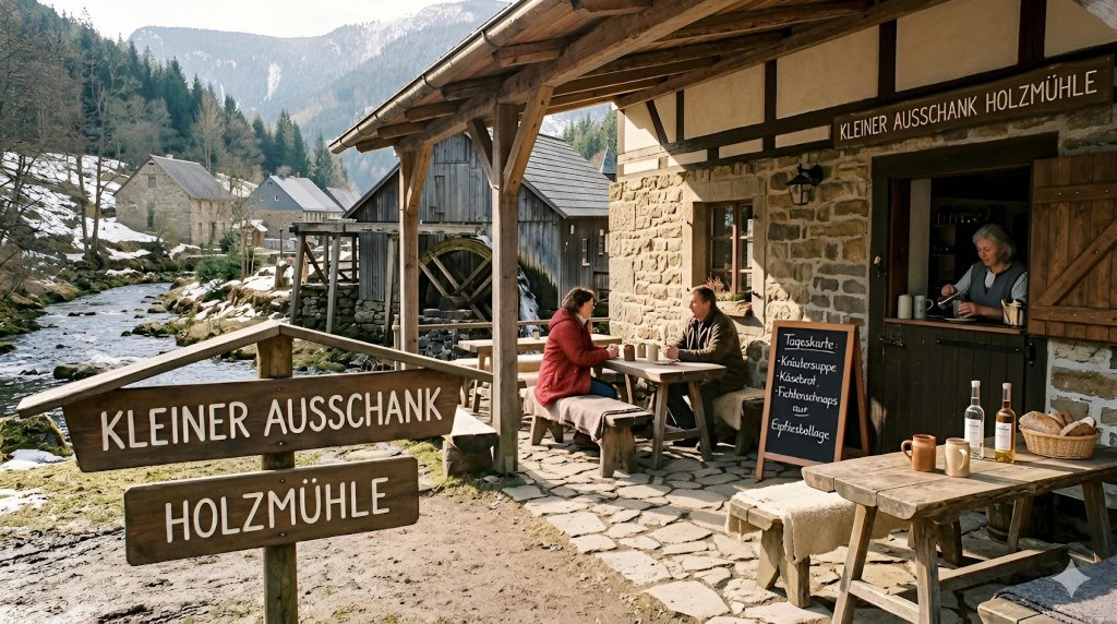 Kleiner Ausschank bei Holzmühle