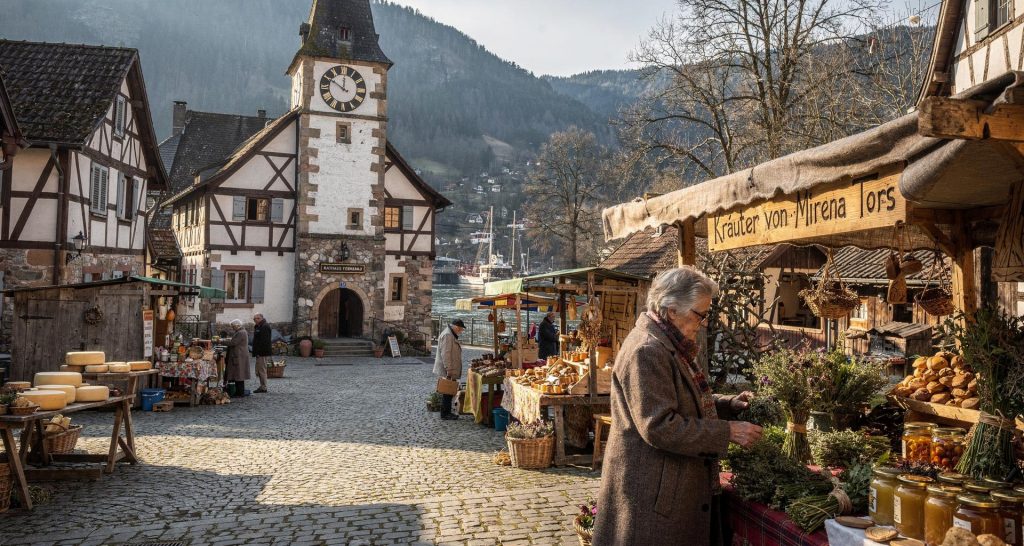 Marktplatz von Ferkelau
