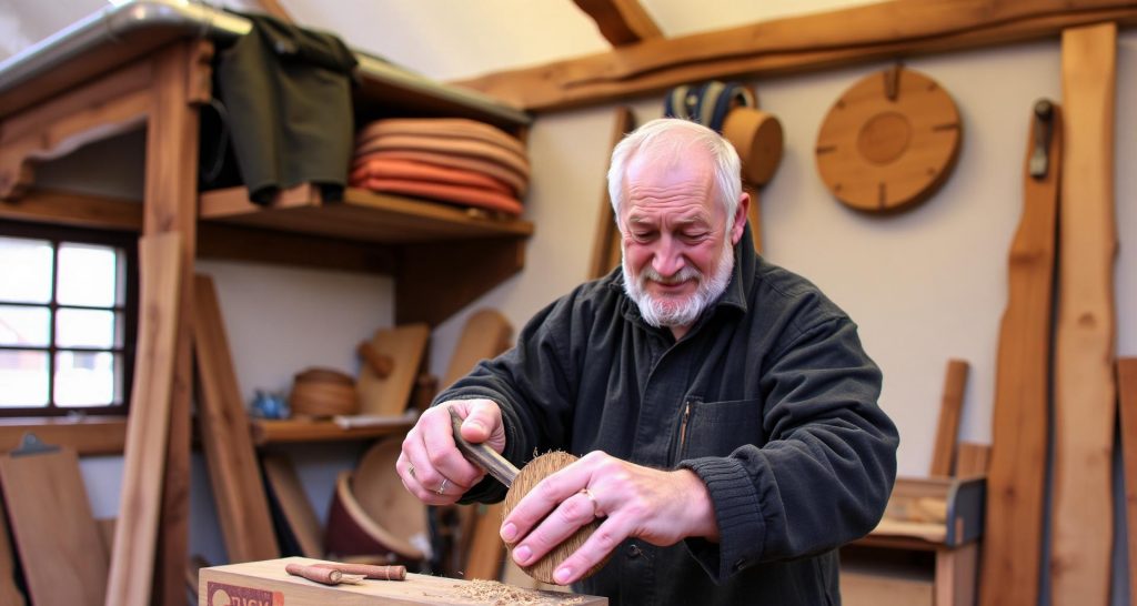 Schindelwerkstatt von Hendrik Falmer