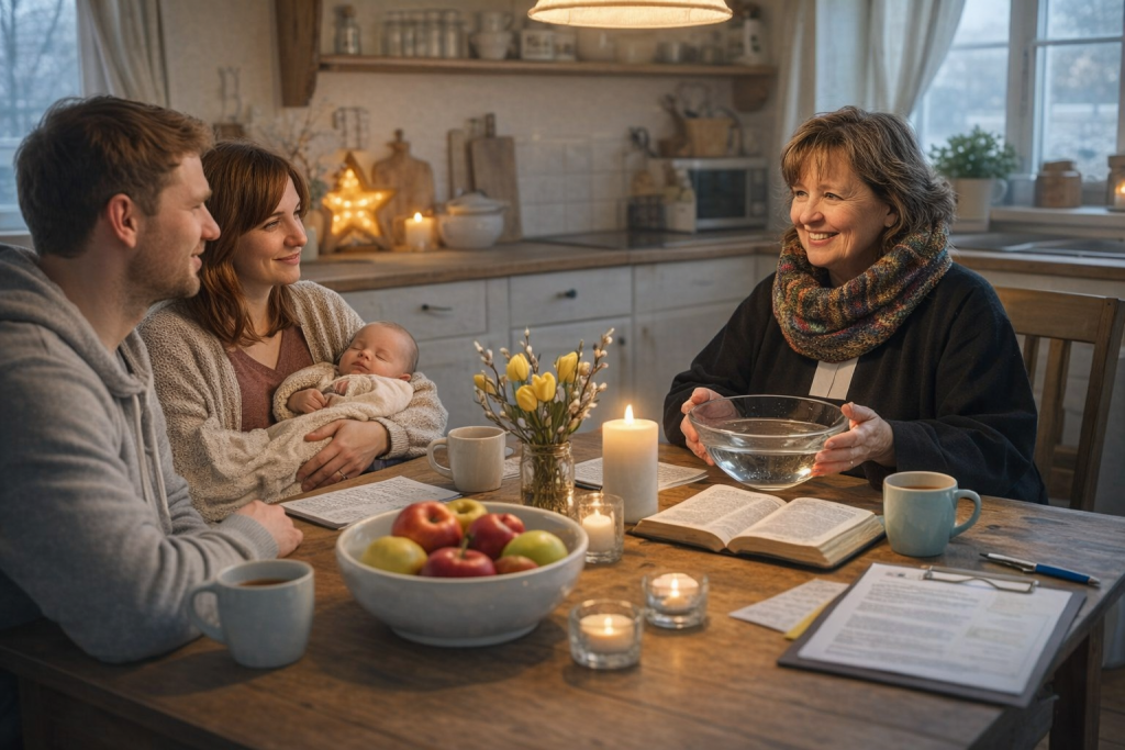 Taufvorbereitungskurs mit Pfarrerin Hartmann