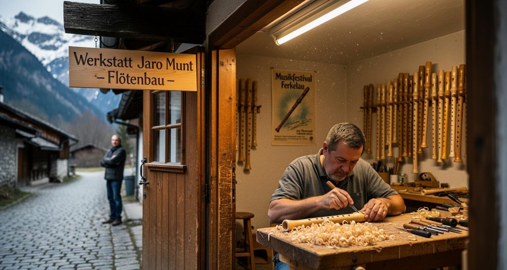 Werkstatt von Jaro Munt, Flötenbauer