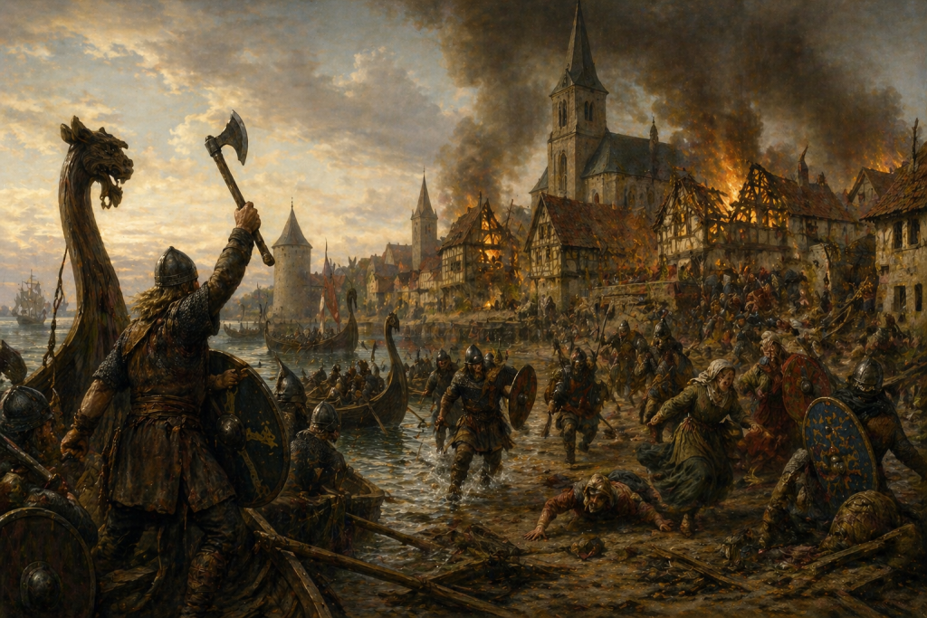 Alrik Vennhauer (1786-1849) - „Der Fall von Kohla im Nordsturm“ (1838)