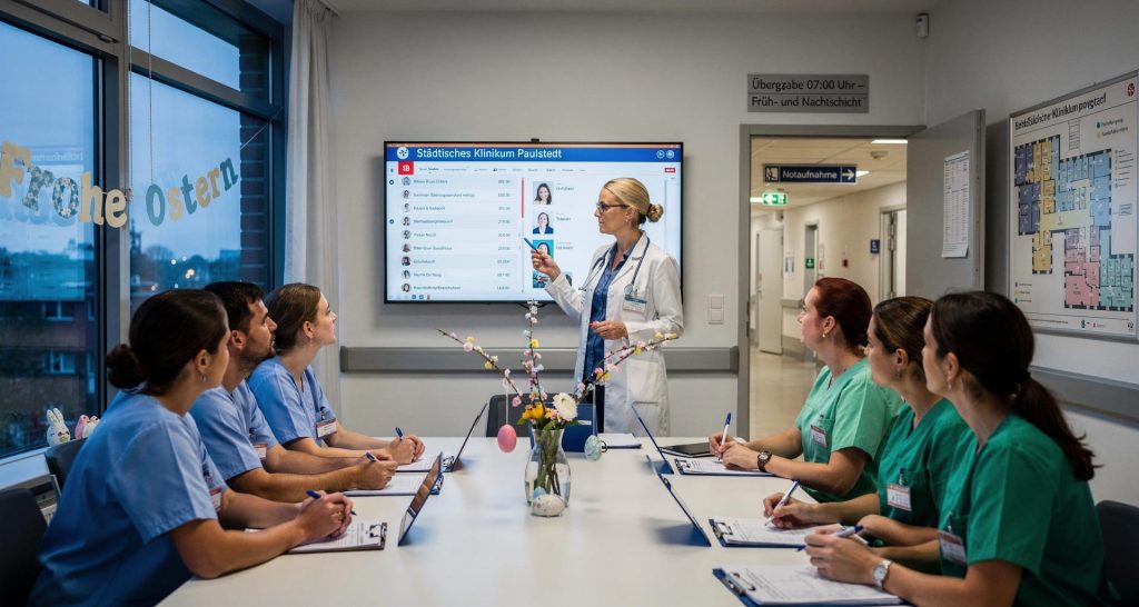 Dr. Elisa Voss im städtischen Klinikum Paulstedt