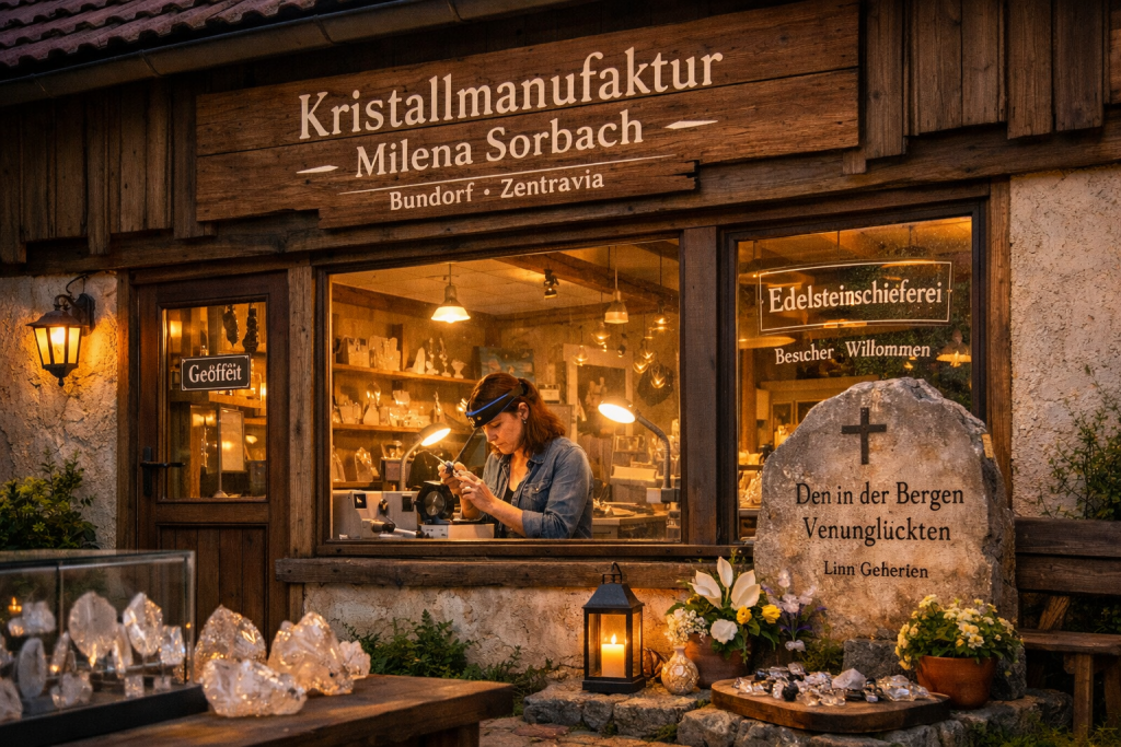 Kristallmanufaktur von Milena Sorbach in Bundorf