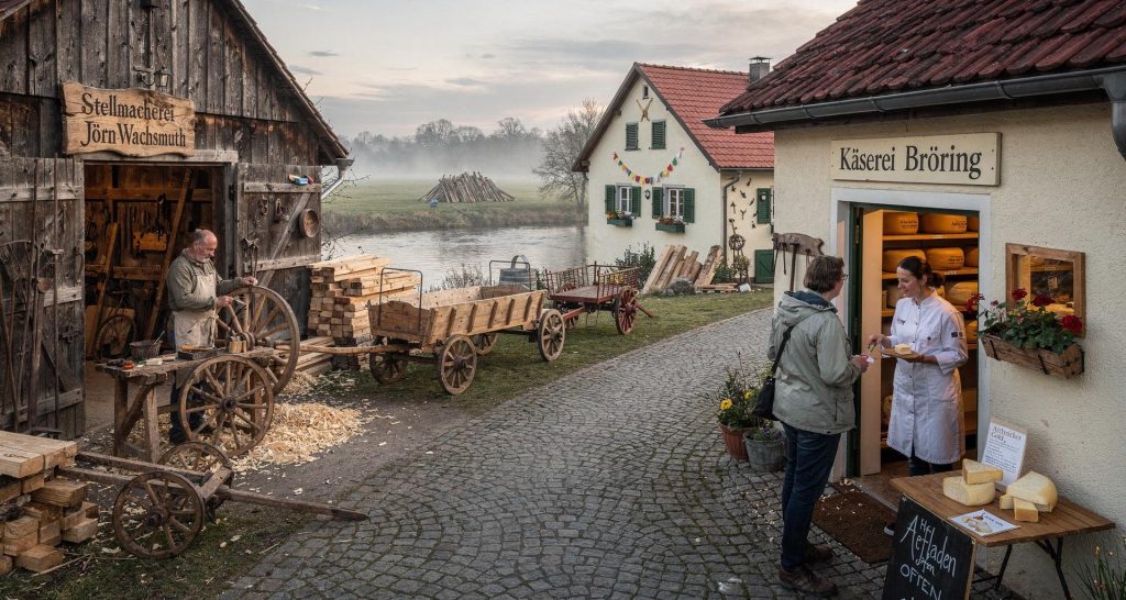 Stellmacherei von Jörn Wachsmuth und Käserei Bröring