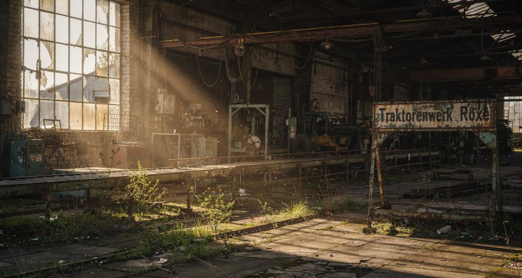 Traktorenwerk Röxe - heute ein Lost Place
