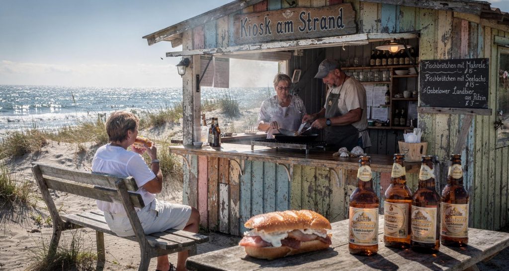 Kiosk am Strand