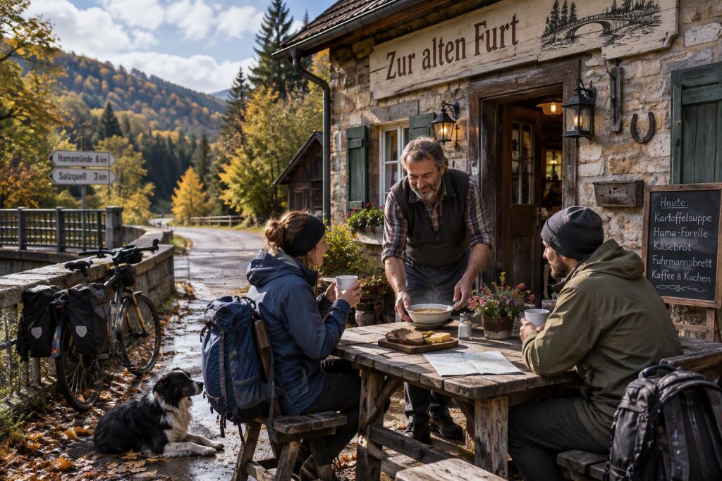 Alltag vor der Wegkneipe